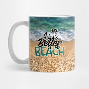 Ocean gold glitter Mug